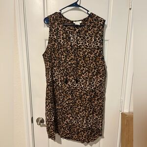Leopard print dress